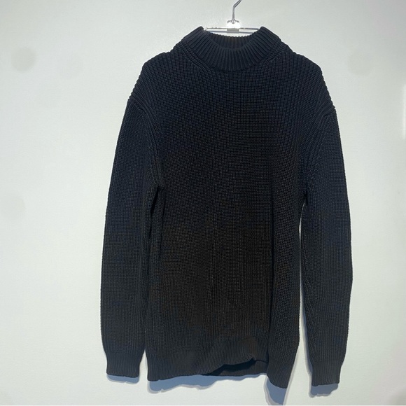 Zara Men Crewneck Sweater / Black / Large - Picture 3 of 11